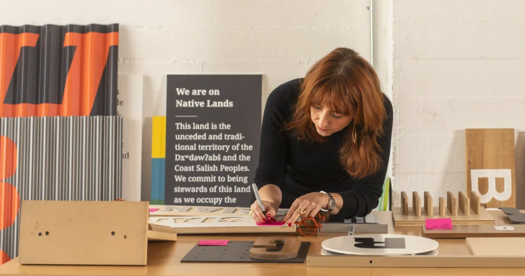 Marta Bernstein at work